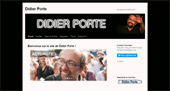 Desktop Screenshot of didierporte.fr