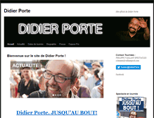 Tablet Screenshot of didierporte.fr